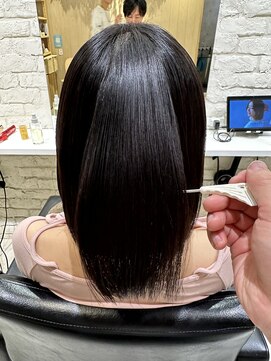 フリーラ 横浜(freera) 髪質改善サラサラプレミアムストレート大人ガーリー韓国ボブ横浜