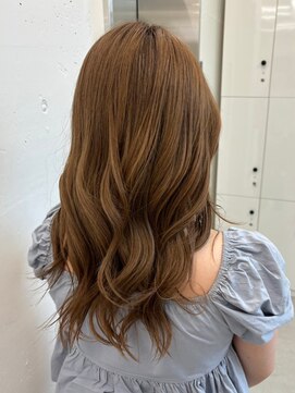 ジルスタジオ(JILL STUDIO) オレンジブラウン/ロングウェーブ