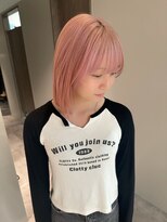 ポノ(po_no)&nbsp;ピンクベージュ　ダブルカラー