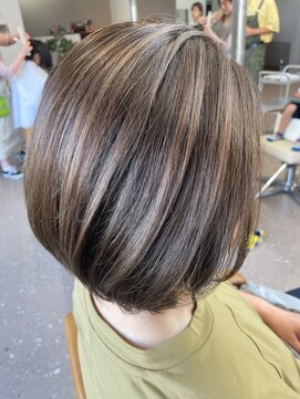 マップデザイン(map design) 白髪ぼかしデザインカラー