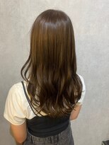 ウィスプ 赤羽店(wisp)&nbsp;大人かわいいゆるふわパーマ コテ巻きアレンジ 秋カラー#1