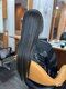 ヘアーアンドメイク アネラガーデン(HAIR&MAKE Anela garden)の写真/オーガニックハーブエキスを配合した矯正剤でダメージは最小限に。手触りがサラサラの自然な仕上がりに♪