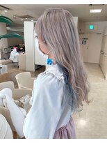 シャルムバイケンジ(Charm.by KENJE)&nbsp;インナーカラー/ホワイト/ブルー/ブリーチ/ハイトーン銀座有楽町