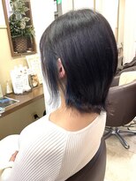 コアフィールフィス(COIFFURE fils)&nbsp;【見附　今町】インナーブリーチ　ブルーカラー　似合わせカラー