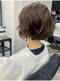 アゴボブゆるふわパーマ　美由紀