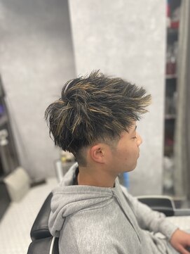 リプレイ 草津店(RIPLAY) ベリーショート/ダークアッシュ/ニュアンスパーマ/韓国マッシュ