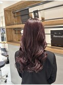 ブリーチ履歴にボルドーカラー!