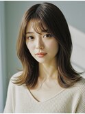 イメチェン/美髪/外ハネボブ/ワイドバング/髪質改善/縮毛矯正