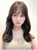 ショコラアッシュ×韓国風くびれ巻き