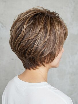 ショコラ アベノ(Chocolat ABENO) #ミセス白髪ぼかし　#ハイライト白髪染め