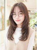 20代30代40代小顔美髪ハッシュレイヤー×顔まわりくびれミディ
