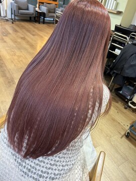 ノア 北山(NOA) 秋冬ピンクベージュヘアー