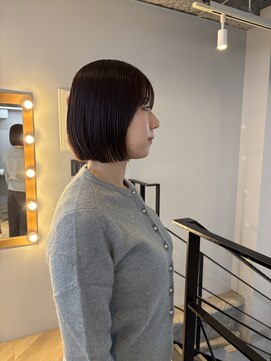 ヌープヘアーアイス(NUUP.hair ici) ★ブリーチなし暖色バーガンディワインレッドボルドーオレンジ