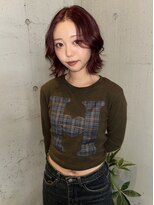 ピア ヤクイン(Pia Yakuin)&nbsp;ボルドーカラー×海外風ボブ