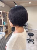 丸みショートボブ30代40代50代【ショート/ヘッドスパ/髪質改善】