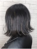 切りっぱなしボブ