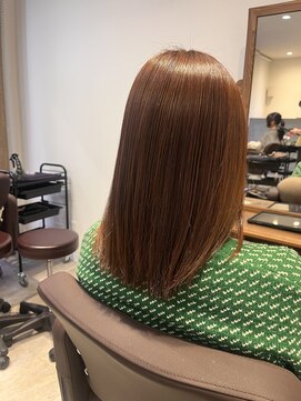 シャルヘアーデザイン(Shall hair design) オレンジブラウン
