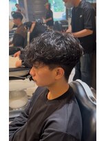 バーバーブロス 長堀店(BARBER BROS) 【BarBerBROS】無造作パーマ 海外風ニュアンスウェーブ