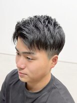 ヨシザワインク プレミアム 築地店(YOSHIZAWA Inc. PREMIUM)&nbsp;アップバングショートヘアカジュアルバーバーナチュラル