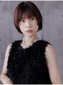 着物ヘア/ダークアッシュ/ミディアムレイヤーカット/いわき泉110