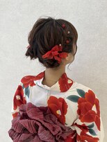 バサラ 大阪なんば店(VASARA)&nbsp;大阪なんば/小紋ヘア/着物ヘア/卒業式ヘア/成人式ヘア