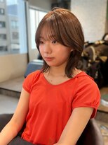 コル(col oodori)&nbsp;伸ばしかけレイヤーボブ×ナチュラルブラウン