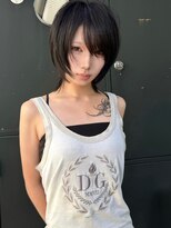 シティ オモテサンドウ(CITY omotesando)&nbsp;黒髪ハッシュカット×ショートウルフ