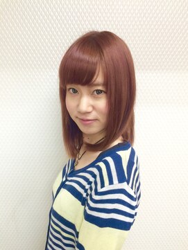 スウィング 万々店(Art Hair Swing) レッドバイオレット艶髪ストレート