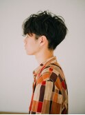 ツーブロ無造作マッシュ