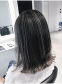 【ADDICT_YuuYa】コントラストバレイヤージュ_パールホワイト