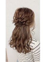 ヘアーセットサロン ピンキー(Hairset Salon Pinky) Pinky.カジュアルなハ-フアップヘア