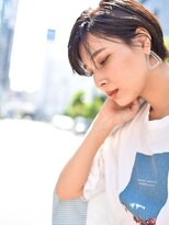 カンナ(Canna)&nbsp;エアリーミディ/ショートパーマ/黒髪/ホワイトアッシュ/TOKIO