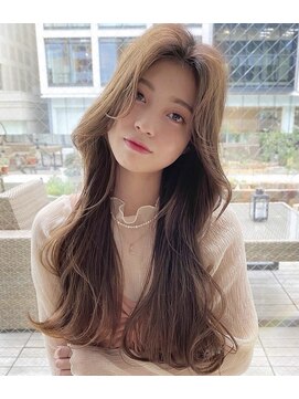 バイオレットジェム(Violet`jem) 20代30代40代50代大人可愛い韓国ヘア　ココアベージュカラー