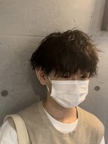 メンズサロンドットリアン(dot. lien)&nbsp;無造作スパイラルパーマ刈り上げマッシュメンズパーマ