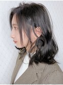 20代30代髪型 韓国風ロング 韓国カラー 美肌カラー サイドバング