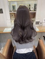 ネオリーブアイム 横浜西口店(Neolive aim)&nbsp;艶髪ラベンダーグレージュ顔周り韓国ヘア【横浜】
