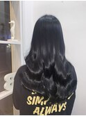 《Miu》Blue Black/韓国風艶髪