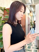 ノエ(noe) 鎖骨ミディアム×ピンクラベンダー