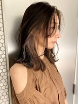 サイン 表参道(SIGN)&nbsp;イヤリングカラーインナーカラーハイライトカラーレイヤーカット