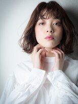 モッズヘア 上尾西口店(mod's hair)&nbsp;グレージュアッシュ大人かわいいボブパーマw上尾20代30代40代