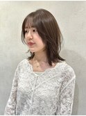 【paaq kana】韓国風レイヤーカット×柔らかブラウン