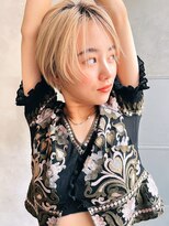 メーヴェ(Mowen) mowen 南堀江　クールショート×ミルクティーベージュ×外国人風