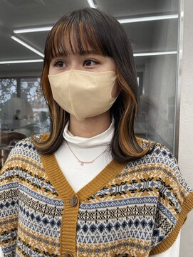 ロンド レア 天神大名店(Lond Le’a) ピンクカラー/暖色カラー/レイヤーカット/韓国ヘア/顔周りカット