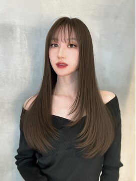 ロンドアリシア 金山(Lond Alexia) イヤリングカラー 縮毛矯正 韓国風 ダブルカラー 髪質改善_4326