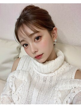 オリジンズヘアーセカンド 守谷店(Origins hair 2nd) シースルーバング×まとめ髪アレンジ×BYKARTE TR