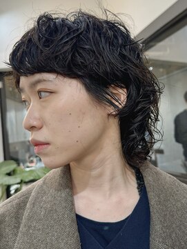 ナループロアオハナ(Nalu pu loa ohana) ウルフパーマ/マレットヘア/ウルフ/原宿/表参道/パーマ