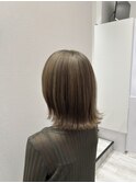 ミルクティーグレージュ シースルーカラー 大人可愛い