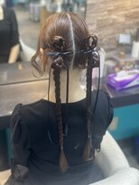 リエラ 新宿(RIERA)&nbsp;カチモリ三つ編みツイン