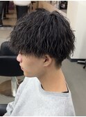 メンズマッシュ　ツイストスパイラルパーマ