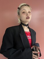 ナル(nalu.)&nbsp;ブロンド/切りっぱなしボブ/ヘアアレンジ